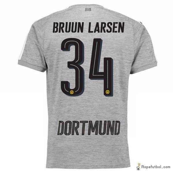 Camiseta Borussia Dortmund Replica Tercera Ropa Bruun Larsen 2017/18